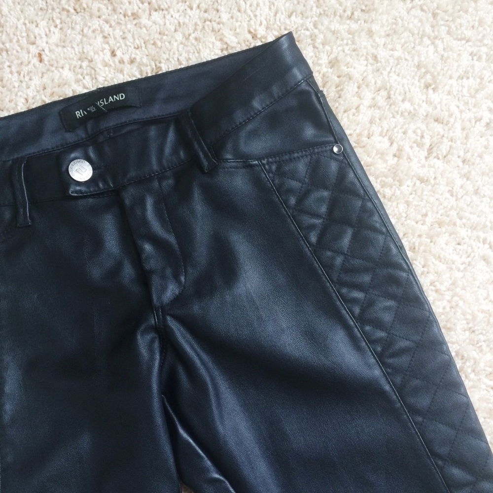 ASOS River Island Faux Leather Pants